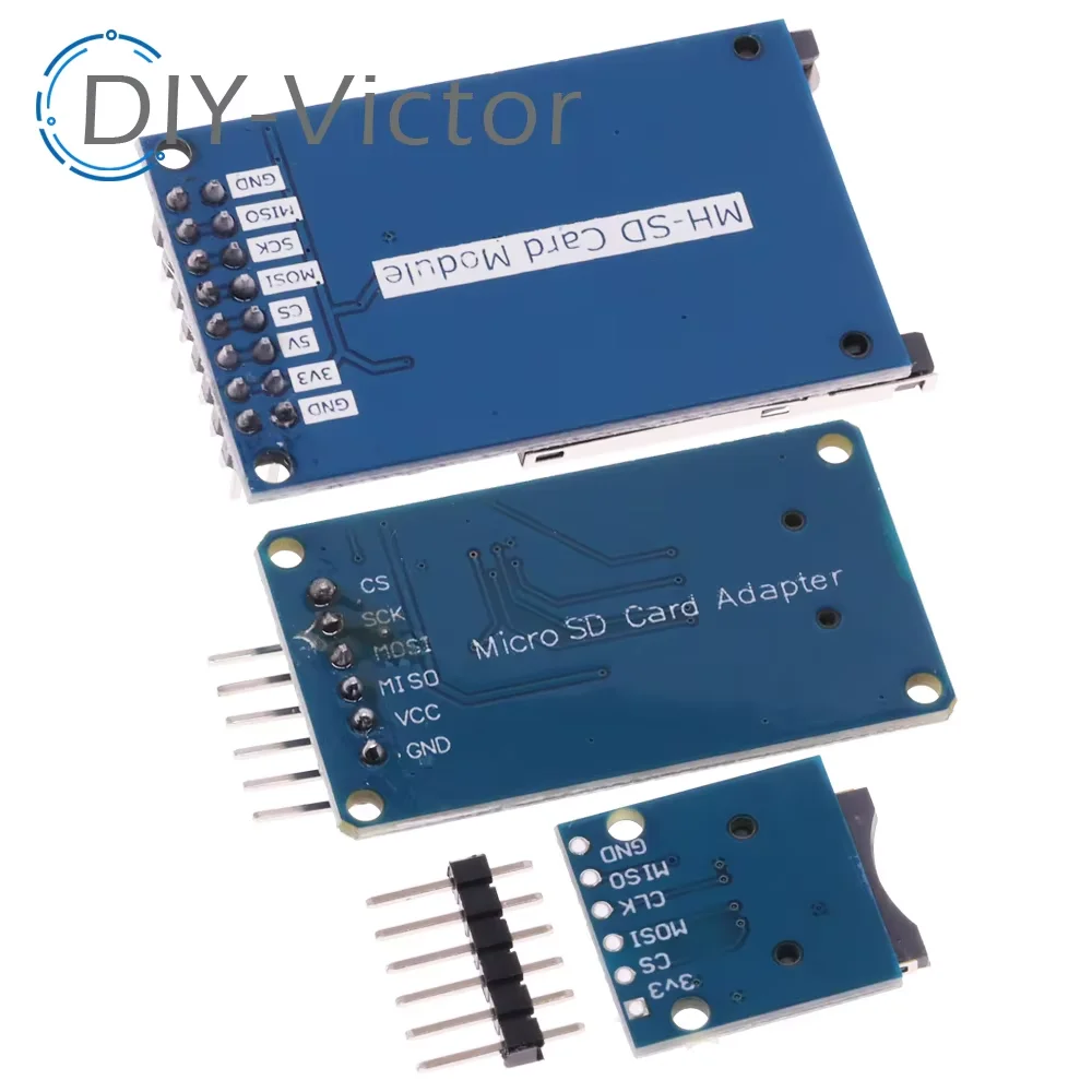 Mini Micro SD TF Card Storage Expansion Board Memory Shield Module SPI interfaces with level converter chip 5V/3.3V for Arduino image 5