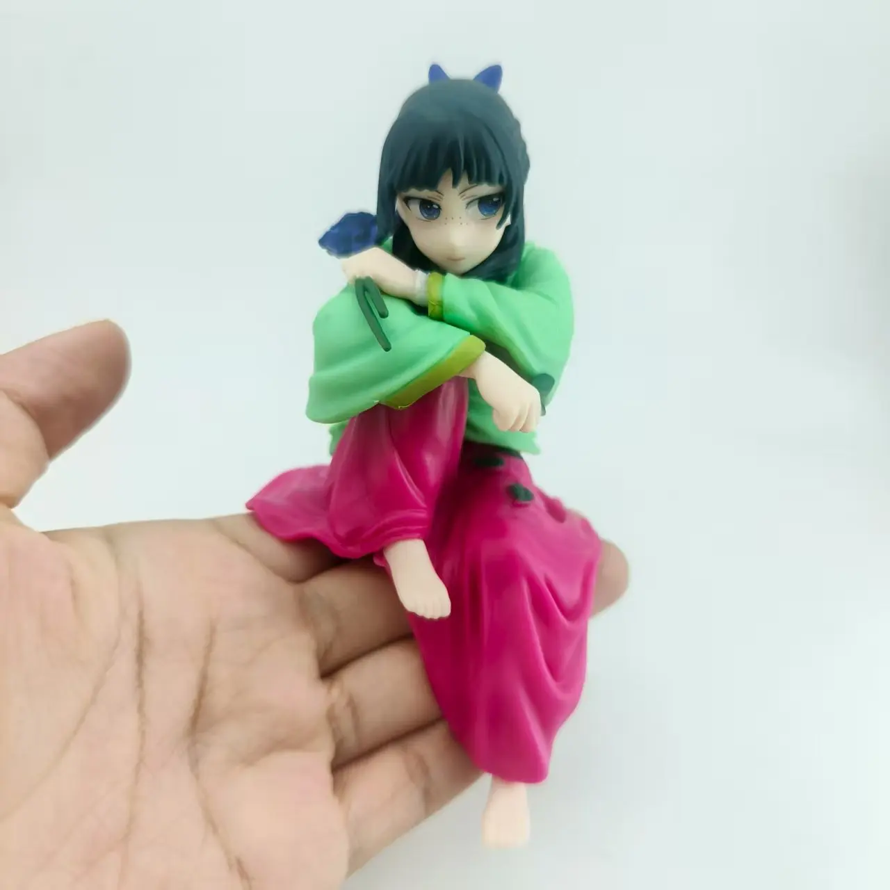 Аниме Apothecary Diaries Maomao Jinshi Фигурки ПВХ Kawaii Mao Mao Сидячие игрушки Настольный автомобиль Орнамент Модель Коллекционный подарок