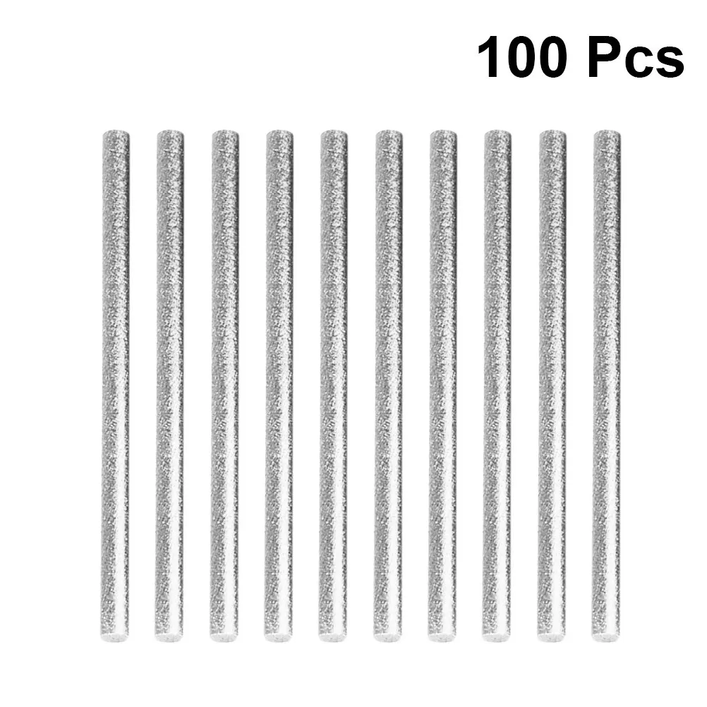 

100Pcs Hot Melt Glue Sticks Resin Colorful High Strength Aging Resistant Fast Adhesion for DIY Craft Repair Paper Wood Plastic
