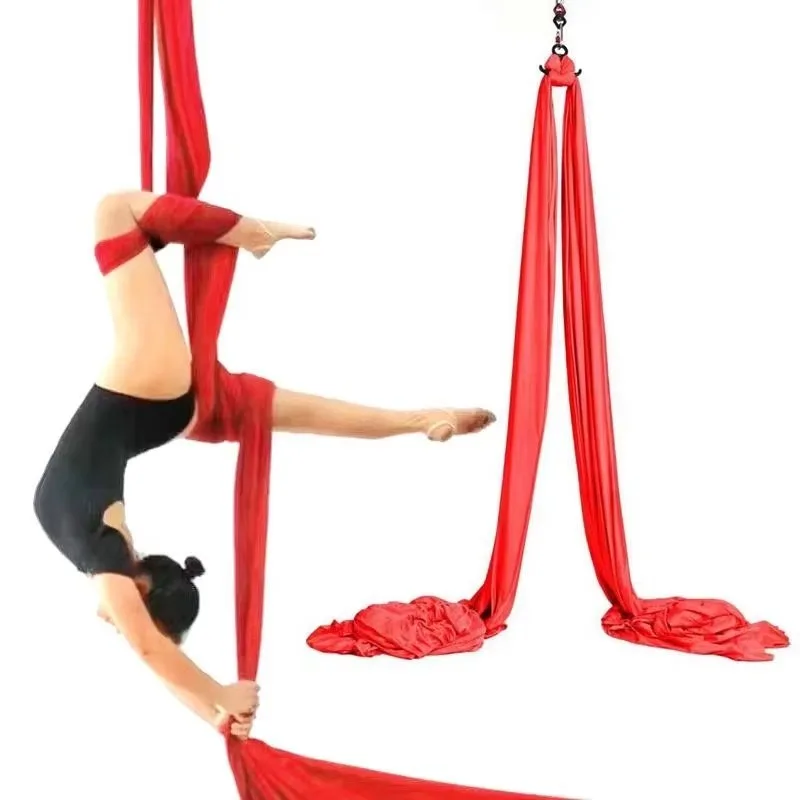 

5M Artistic Performance Aerial Yoga Hammock Soft Nylon Flying Swing Dance Strap Loop Home Gym Equipment Hot Sale