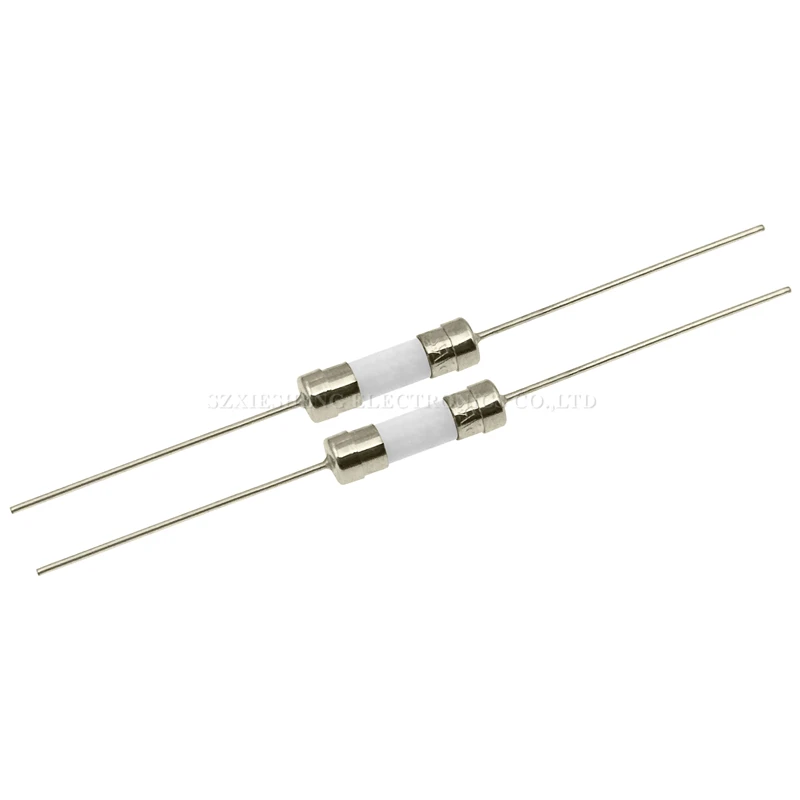 10PCS 5*20MM Fast Blow/Slow-Blow Ceramic Tube Fuse with Lead Wires 0.5A 1A 1.5A 2A 2.5A 3A 4A 5A 6.3A 8A 10A 15A 20A 25A 30A250V