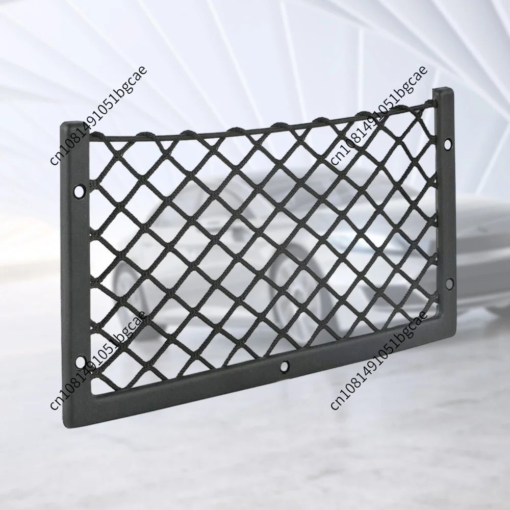 Cargo Storage Shelf Elastic Car Mesh Pocket Driver Storage Netting Pouch Car Seat Back Organizer for RV Truck Lorry Camper