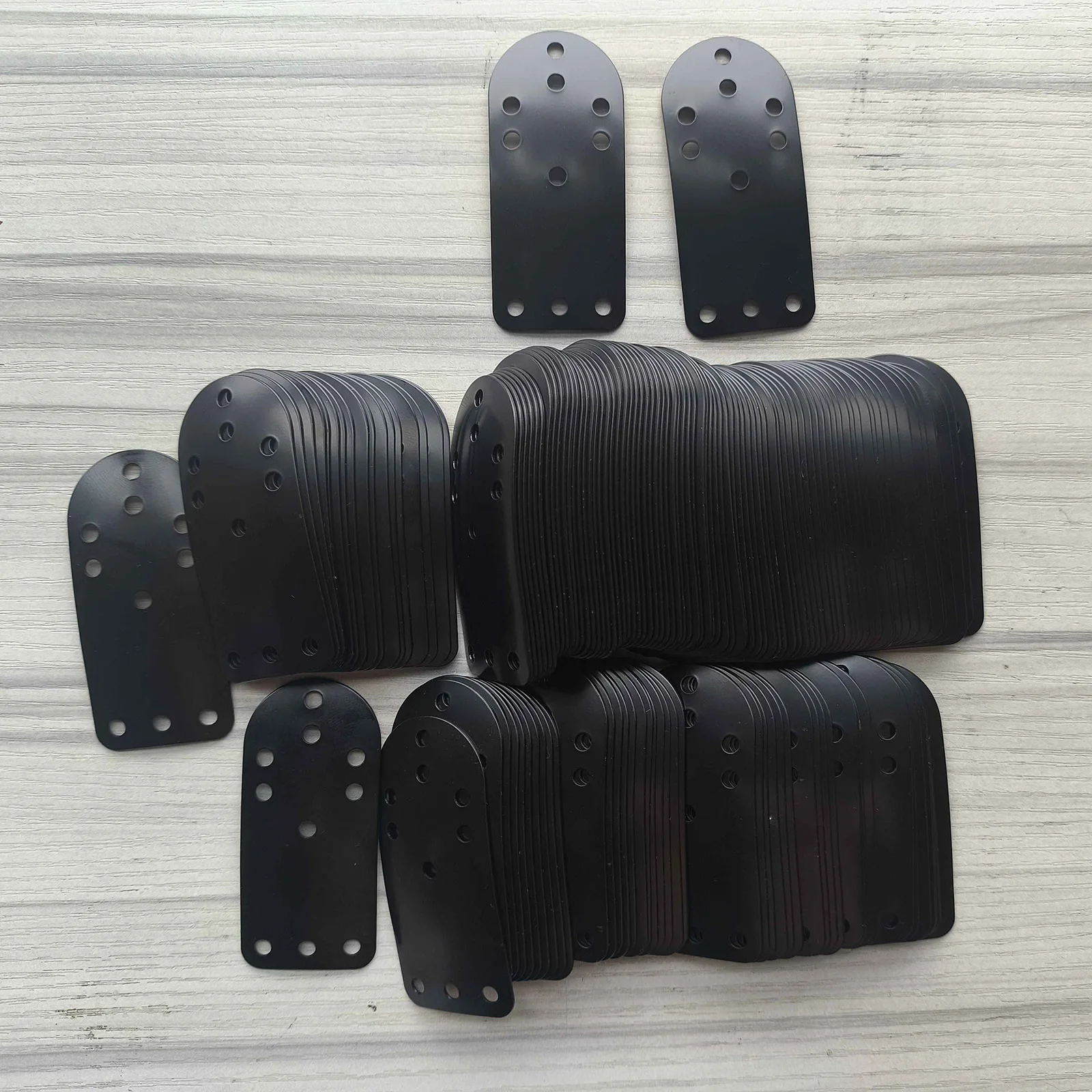 100PCS Tactical  Armor Material Zag Armor Plate Sus Armor Iron Armor Iron Stainless Steel 7X3Cm