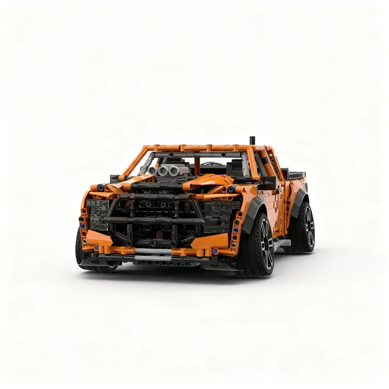 2877pcs MOC Fordes F150 Raptor Technical Model Building Blocks Assemble DIY Craft Brick Birthday Display Idea Collection 3D