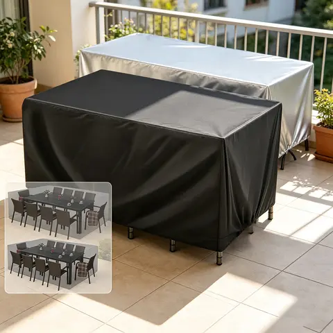 Regular Sofa Size Patio Furniture Covers, Table and Chair Covers, Patio Oxford Fabric Protective Covers
