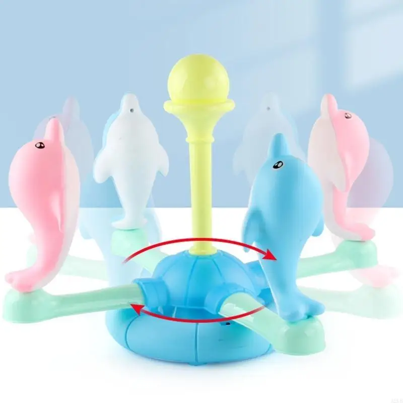 Toss & Throw Game Dolphin for Parents Children Assembly Funny Board Game Toy Toddler Indoor Table Activity Playset A2UB