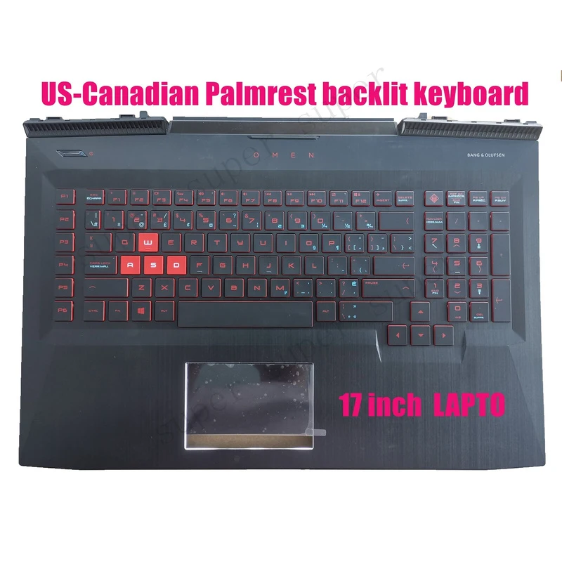 

SSS+ US-Canadian Palmrest backlit keyboard for HP 17-AN/17T-AN000/17T-AN100