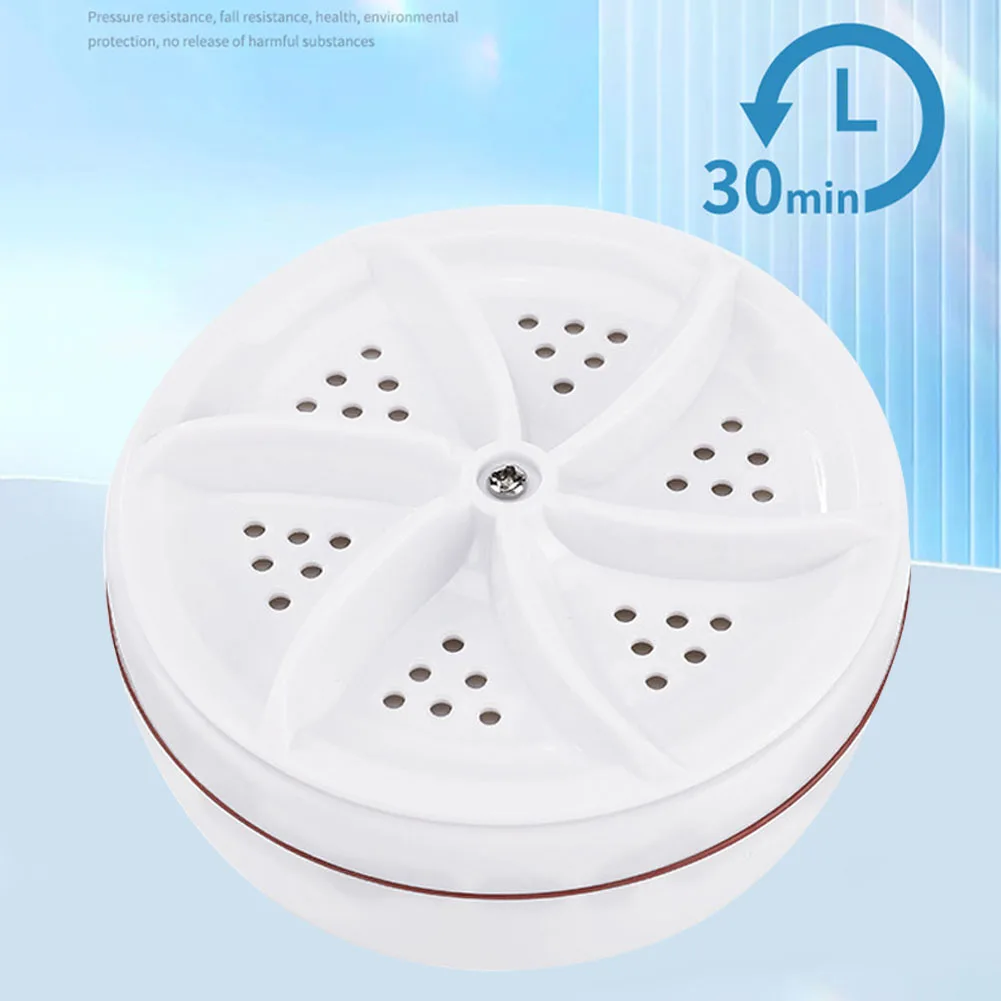 USB Travel Washer Washing Air Bubble Machine Ultrasonic Rotating Turbine Washing Machine for Socks Underwear Wash Dishes