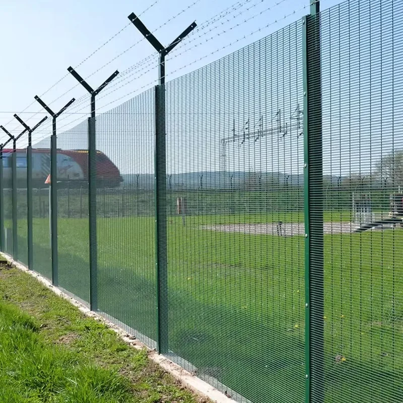 358 Mesh Fence Powder Coated Galvanized Climb Fence 76.2x12.7 mm Universal Commercial and Industrial Use