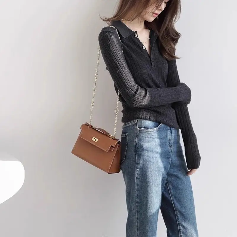 

Sweaters Jumpers Womens Tops Woman 2025 Cashmere Punk Open Knit Ultra-Short Bar Scene E-Girl Hollow-Out Raw Edge Rebellious Cute