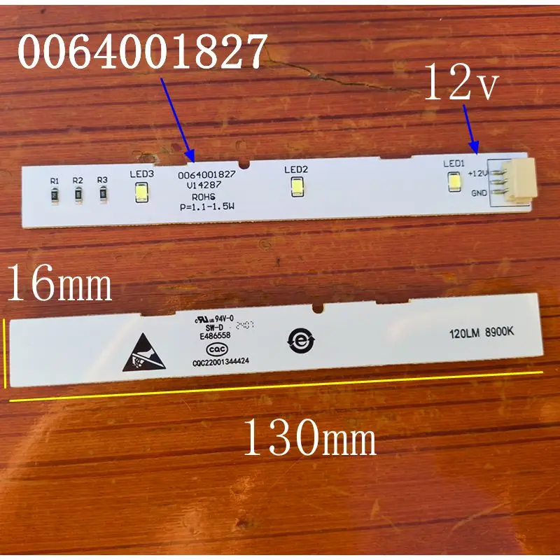 

0064001827 DC12V For Haier Refrigeration Lighting LED Strip Parts