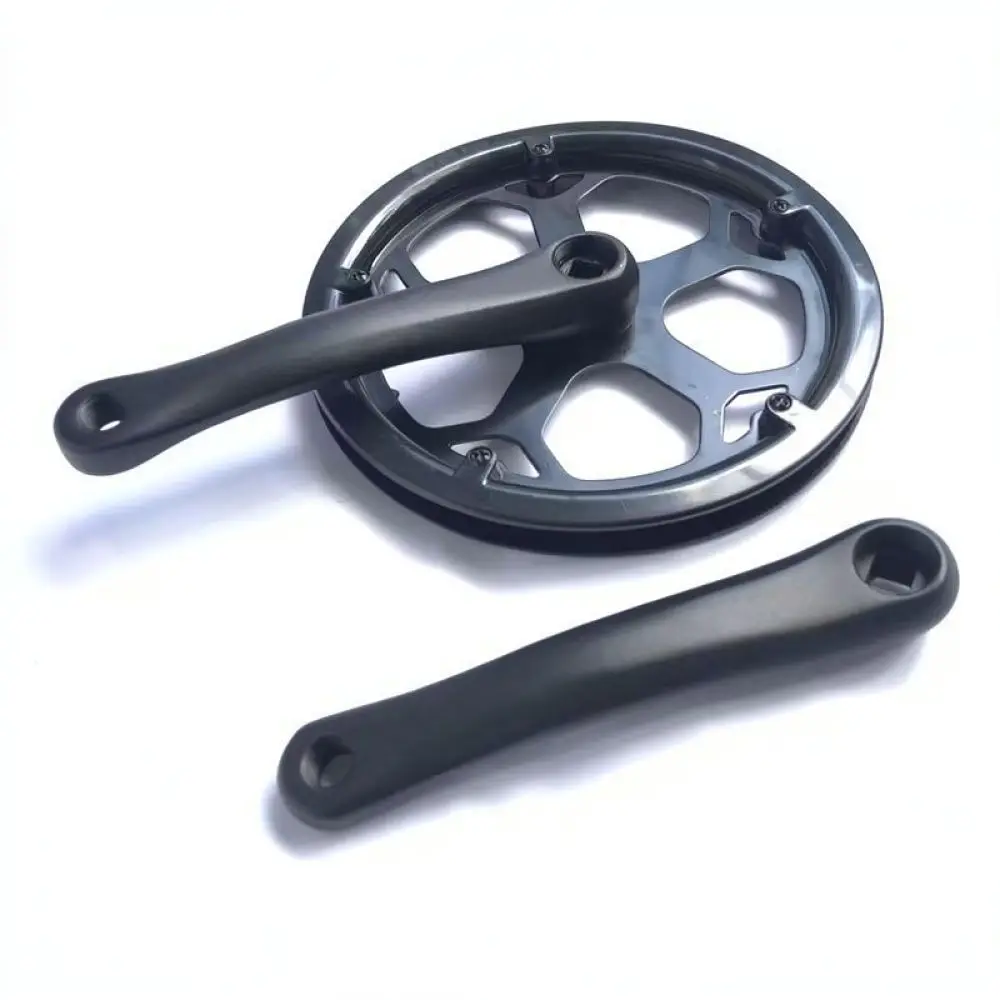 Efficient 48T Folding Bike Crankset 170mm Aluminum Square Taper Crank For Yanjun Cycling Drivetrain Protection