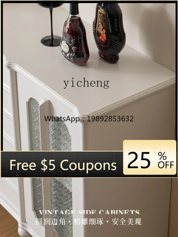 

retro solid wood dining side storage living room dining room storage home tea cabinet