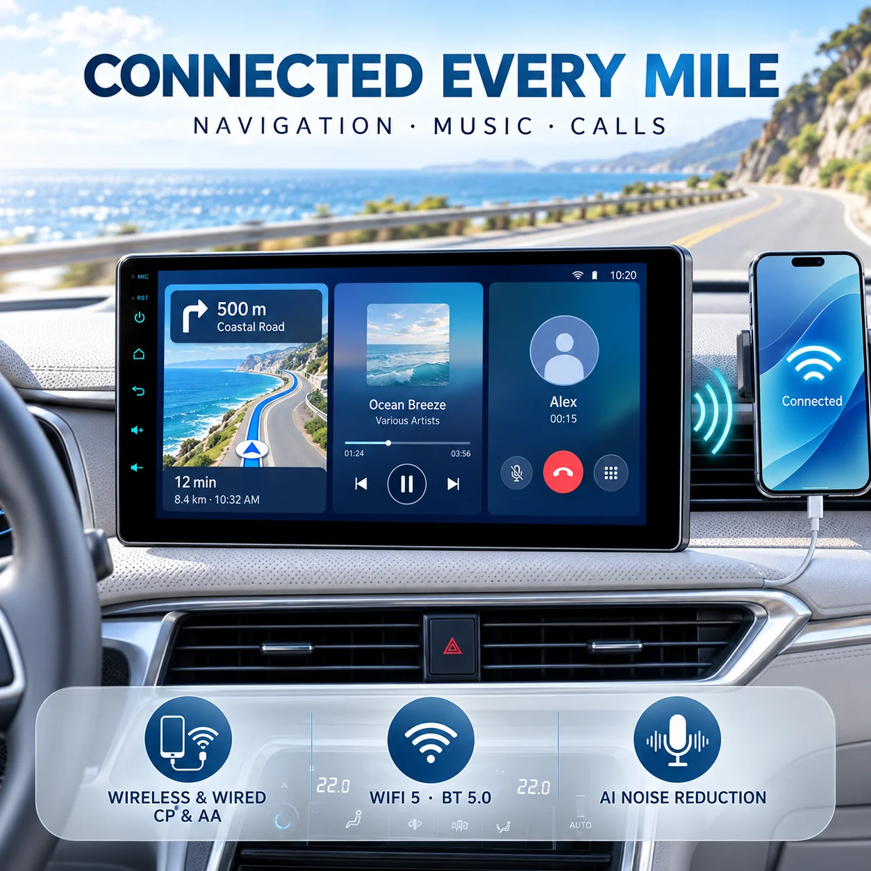Android 15 Carplay For Citroen Berlingo 2 B9 Peugeot Partner 2008 2009 2010 -2022 Multimedia Car Radio Player DSP WIFI+4G Stereo