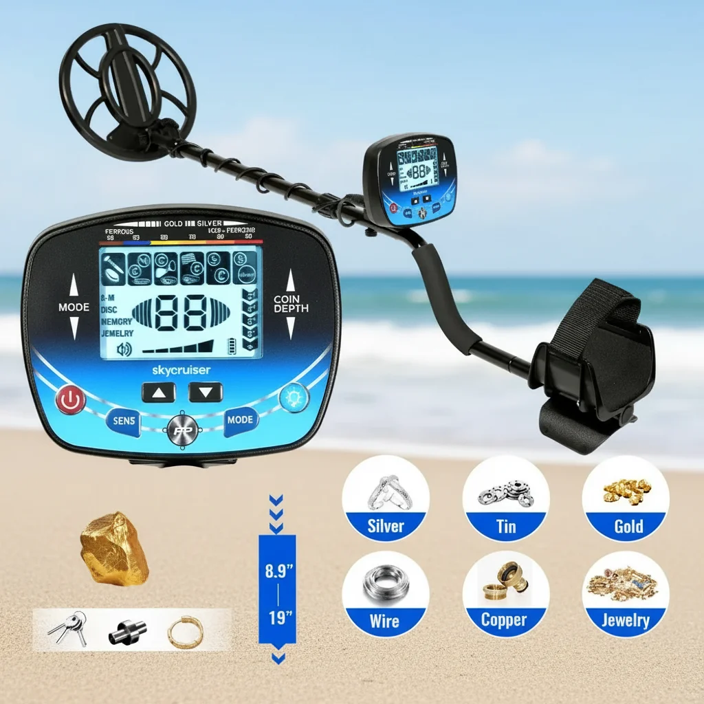 Metal Detector Machine TX-910 Metal Detector Treasure Hunting Gold Underground Gold Detector Under Ground Gold Find Deep Search - view 2