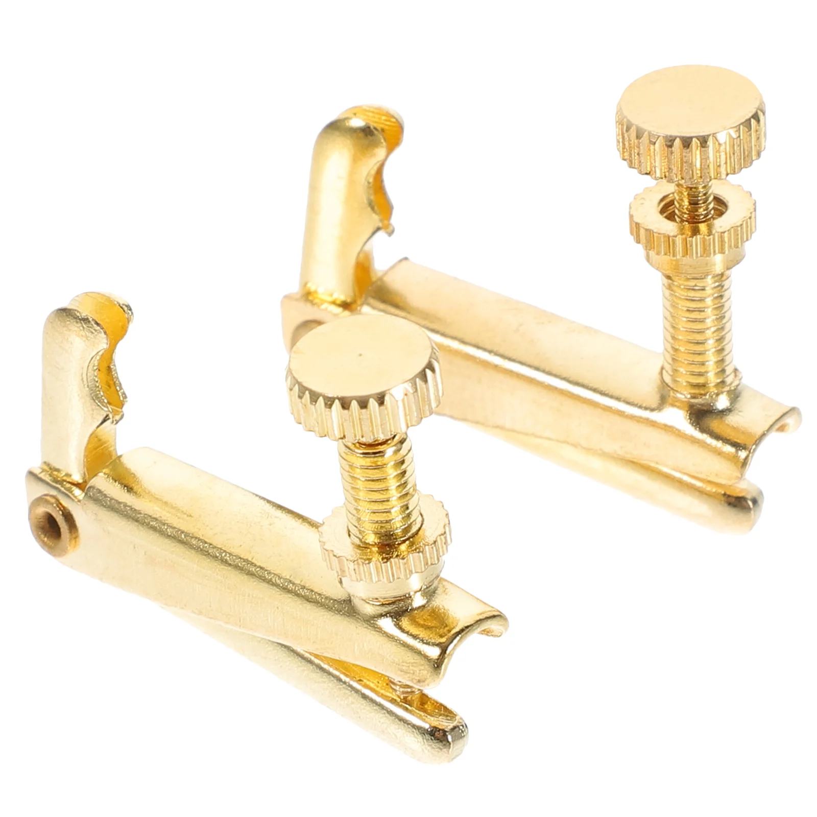 

2 Pcs Violin Trimmer Tuner Fine Gilded Accessories Stainless Steel Supplies Accessory