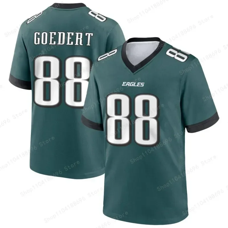 Tshirt for Men Rugby Uniform American Philadelphia Eagles Custom Game Jersey - Midnight Green2025