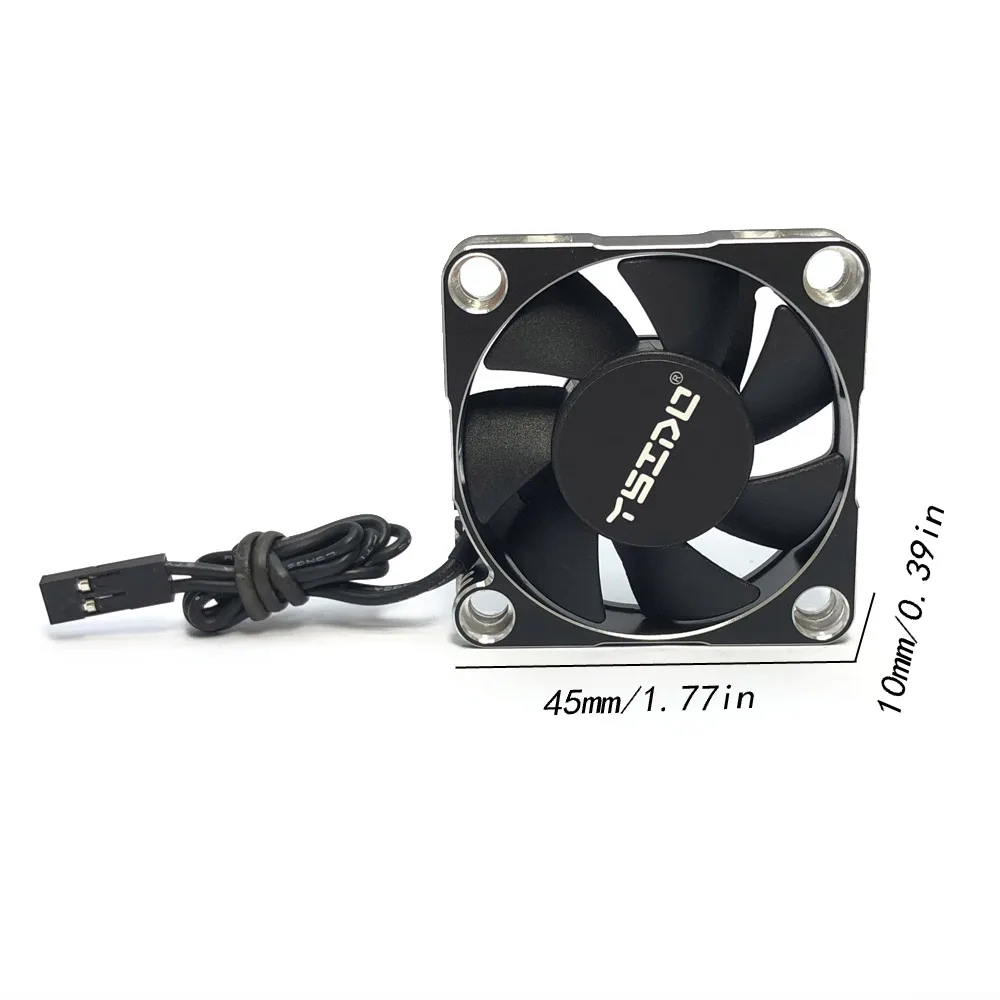 YSIDO RC 30/35/40/45mm Fan Warmteafvoer Koelventilator voor RC Crawler 1/12 1/10 1/8 1/7 Motor Borstelloze/Geborsteld ESC RC Auto