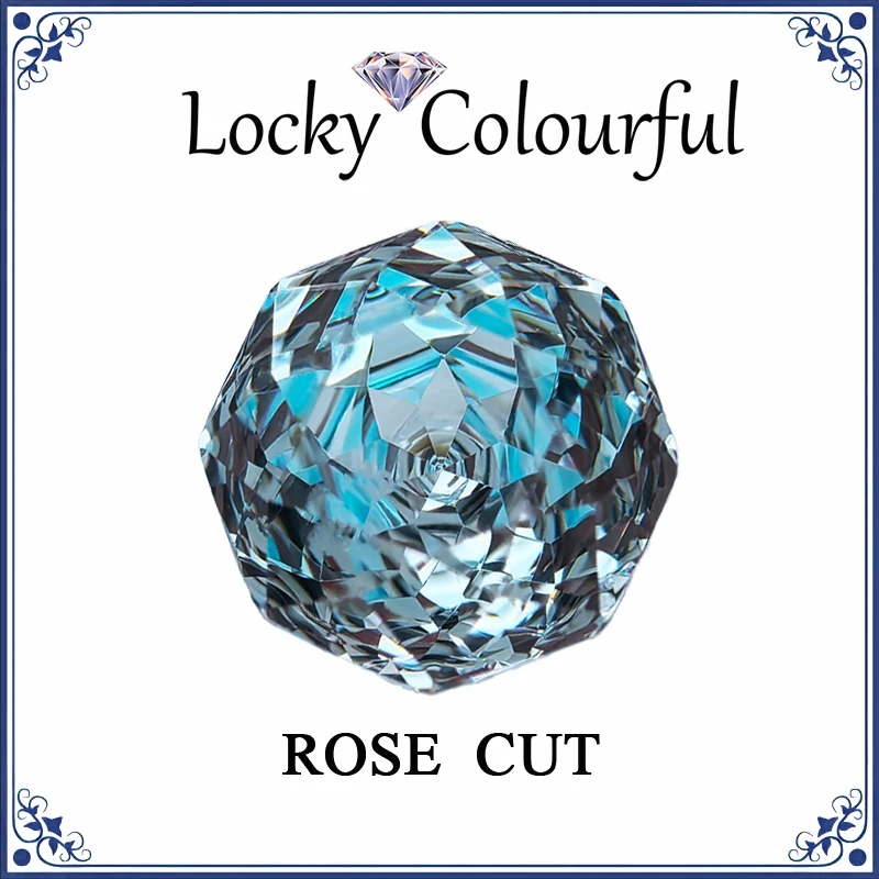 

Cubic Zirconia Rose Cut Wholesale Bozi Soda Color Charms Bead for DIY Jewelry Making Earrings Bracelet Materials No Certificate