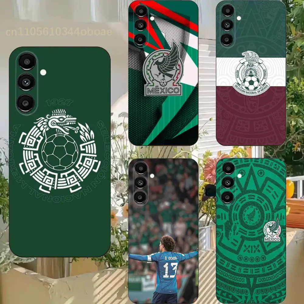 2026 WC MEX M-Mexico Phone Case For Samsung S25,24,21,22,23,20,S30,Ultra,Plus,Fe,Lite,Note,5G Black Cover