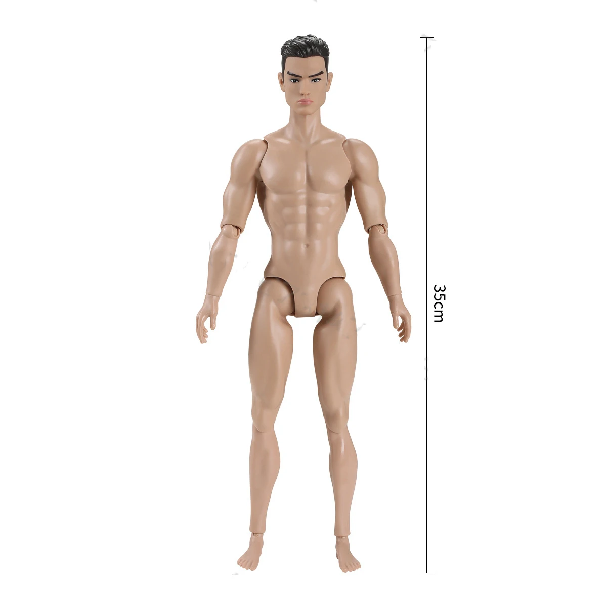 1/6 Male Doll 35cm Height Man Supermodel Doll White/Normal/Tan Skin Strong Man 13 Joint Action Nude Body Doll Toy Birthday Gift