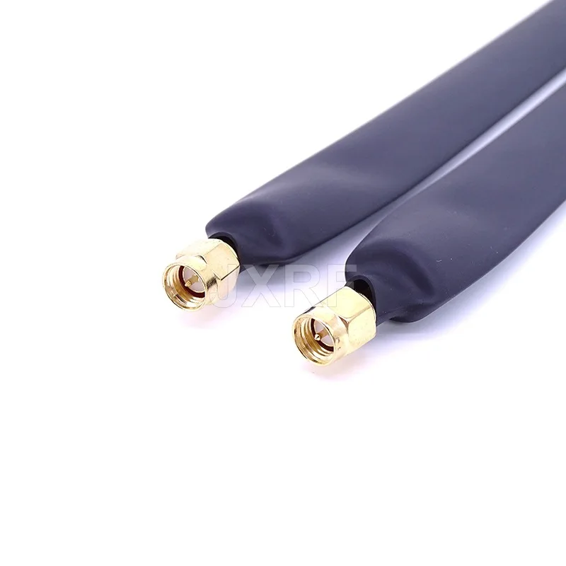 10PCS Flat Window/Door Pass Through RF Coaxial Cable Feed Thru RP-SMA Male TO Female Extension