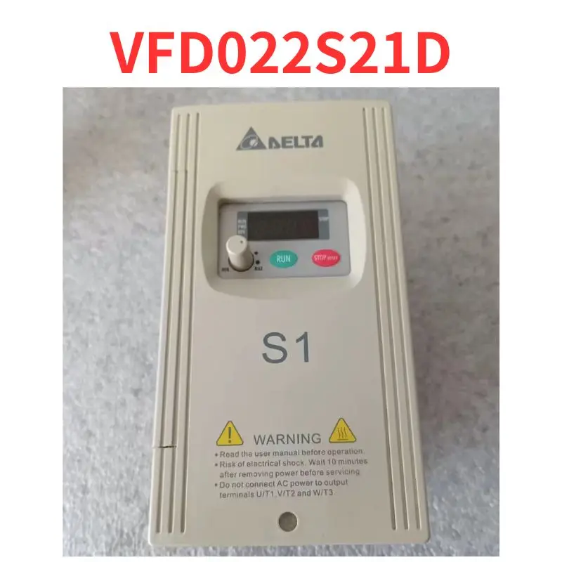 

Second-hand VFD022S21D inverter tested OK