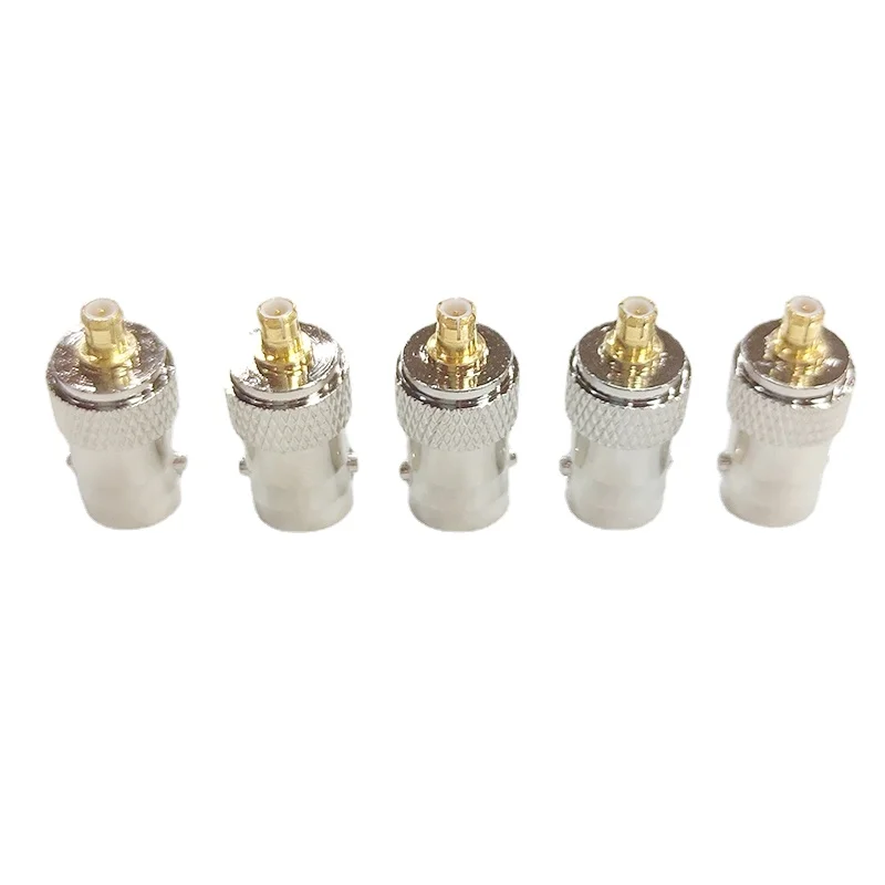 Q9 BNC Female Jack To MCX Male Plug Straight Connector BNC TO MCX for (OSC)DVB-T TV Antenna New Fast Delivery Brass Copper RF