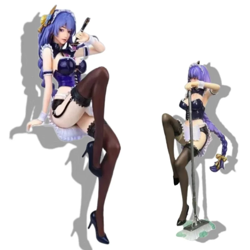 متوفر 33 سنتيمتر Genshin Impact Raiden Shogun عمل الشكل-رايدن إي تحصيل تمثال Beelzebul تمثال نموذج جمع دمية