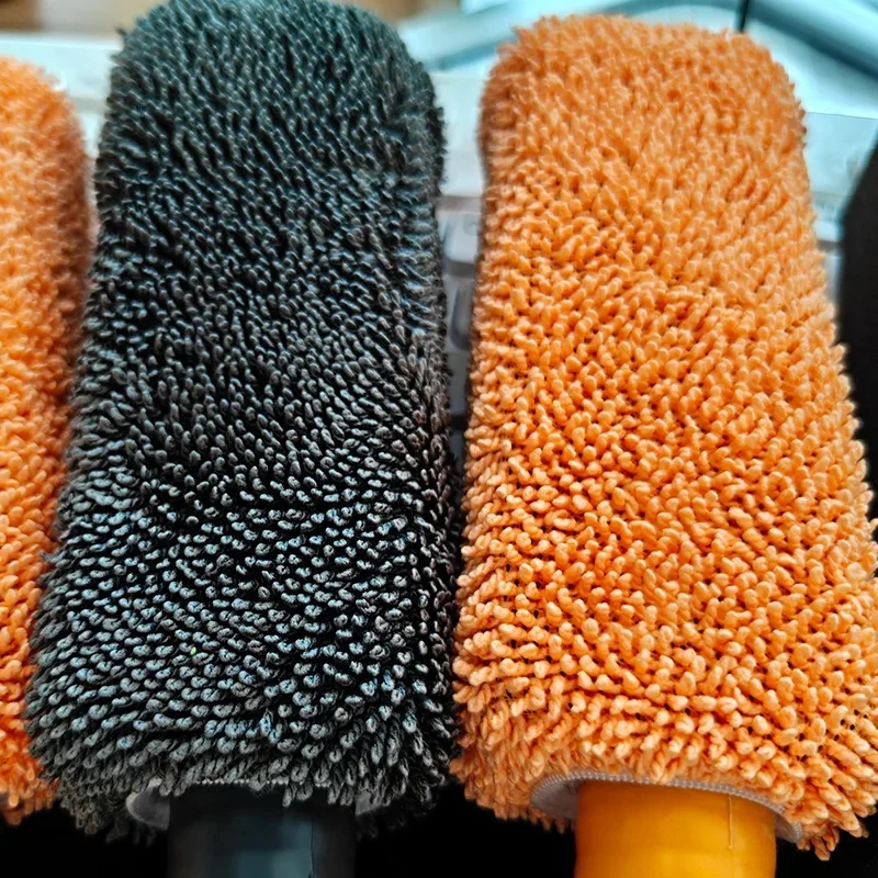Car Wash Tire Brush, Microfiber Car Wheel Brush, Car Wash Twisted Pigtails, Rag, Car Cleaning Supplies