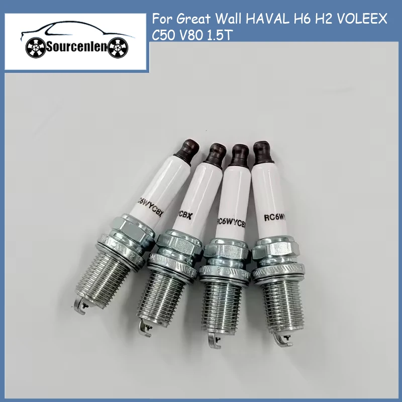 

3707100-EG01T 4pieces/set Spark Plug For Great Wall HAVAL H6 H2 VOLEEX C50 V80 1.5T Displacement Original Accessories