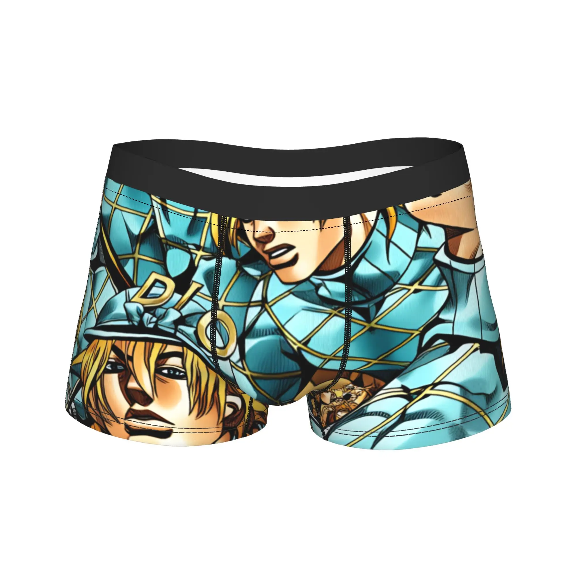 

JoJos Bizarre Adventure STEEL BALL RUN Diego Brando Underwear Trunk Trenky Men's Panties Novelty Boxer Brief Birthday Present
