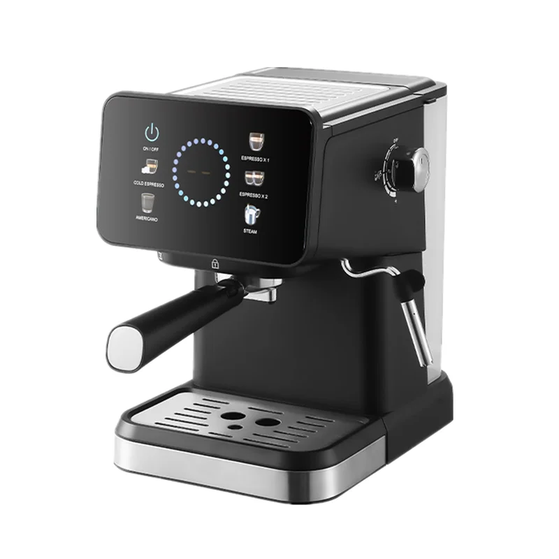 20Bar Pressure, Dual Brew (Hot/Cold), Smart Touchscreen, Milk Frother, Fast Heating, Energy Saving - Perfect for Home Baristas