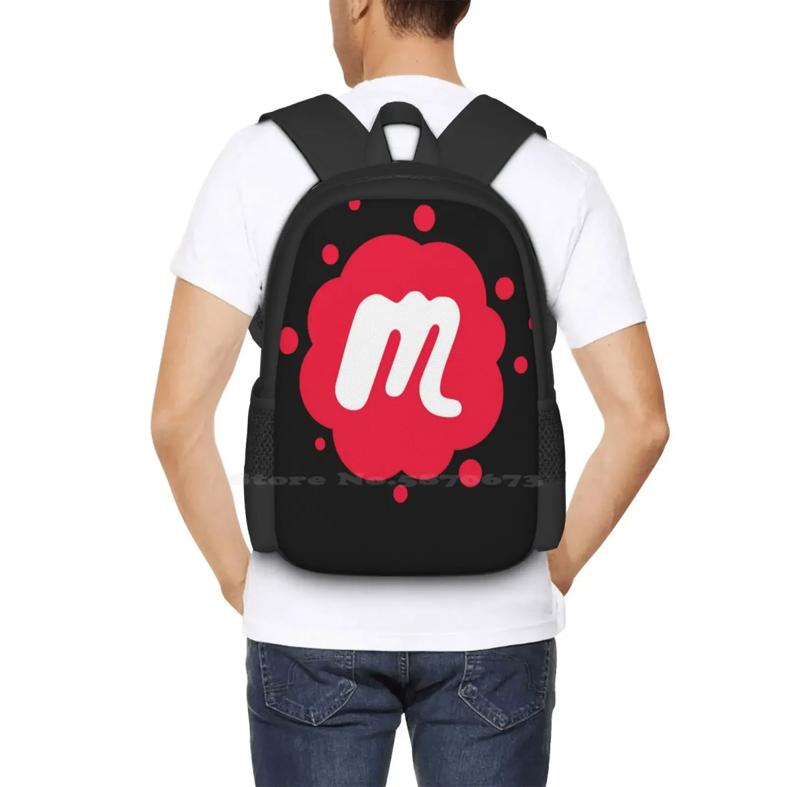 أفضل بائع اجتماع شعار البضائع الأساسية تي شيرت رائجة البيع المدرسية على ظهره حقائب الموضة تتجه اجتماع شعار الاشياء