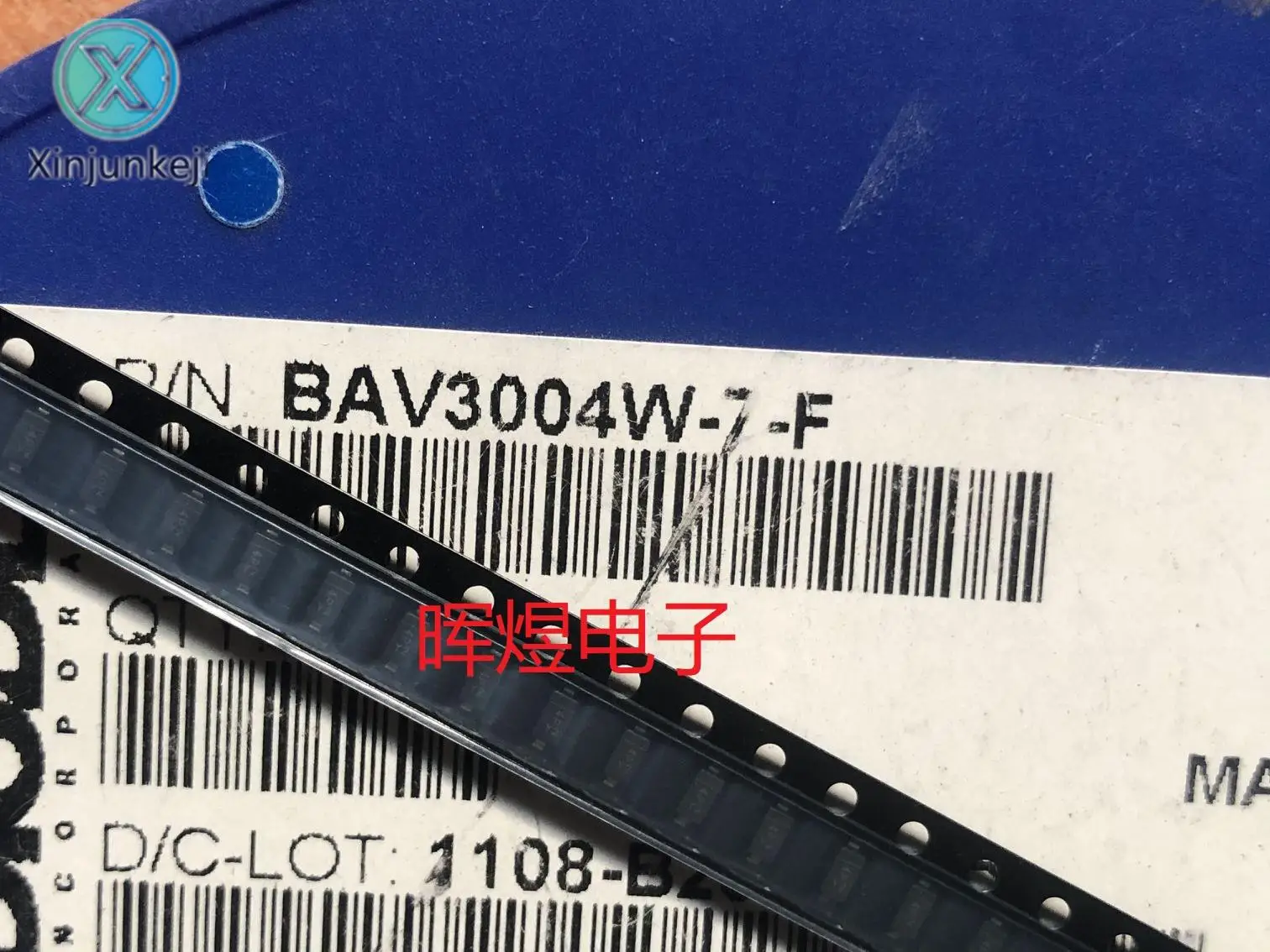 20 Buah Asli Baru BAV3004W-7-F Diode Sakelar Tegangan Tinggi SOD123 Layar Sutra 4P 300V