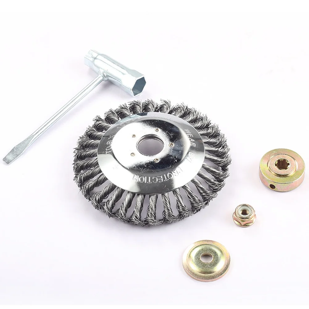 Trimmer Head Disc Replacement Kit Featuring Steel Wire Construction for 6 Inch and 8 Inch For Grass Trimmers Used in Yard Care