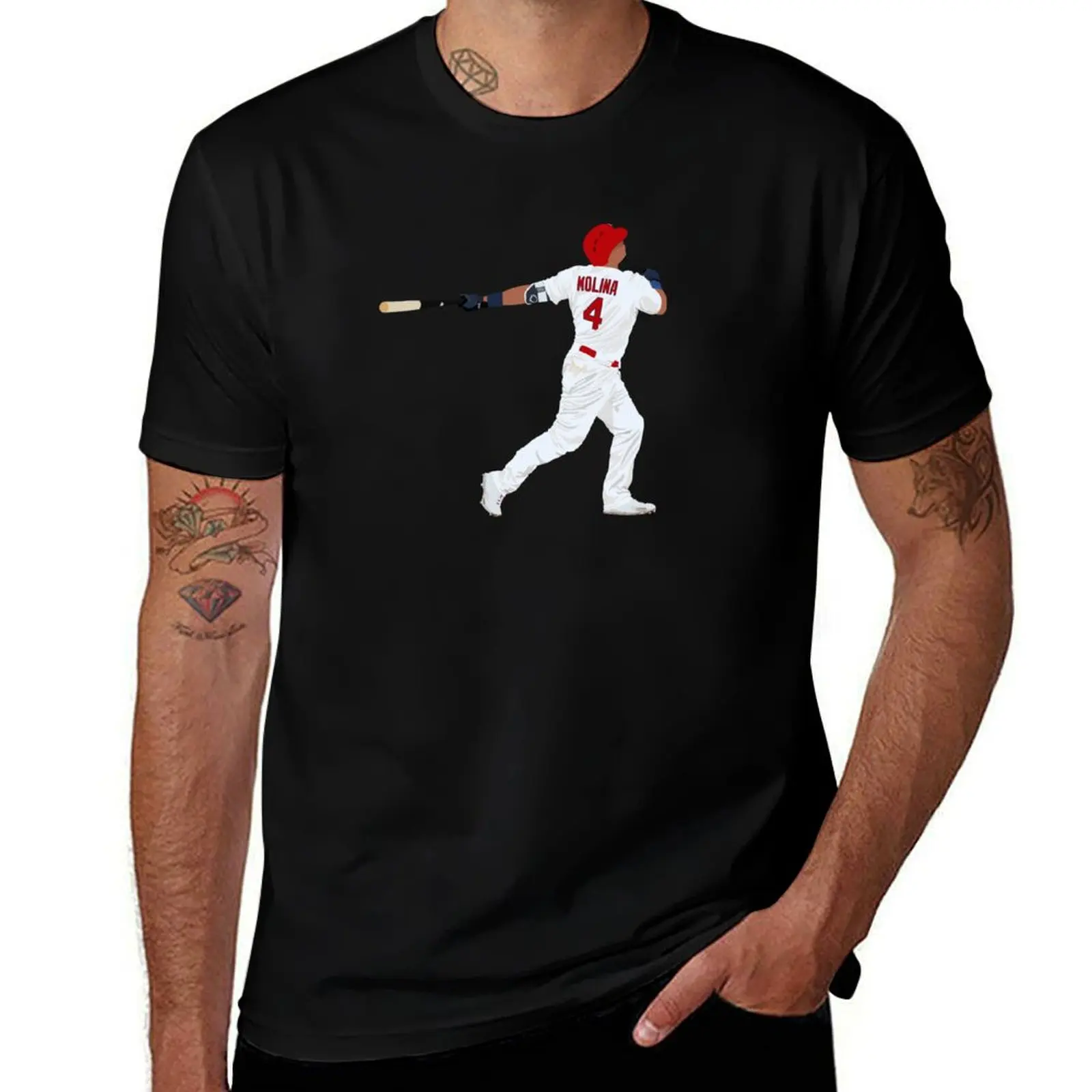 Yadier Molina T-Shirt Regular Fit Plain Tee Shirt T-Shirt