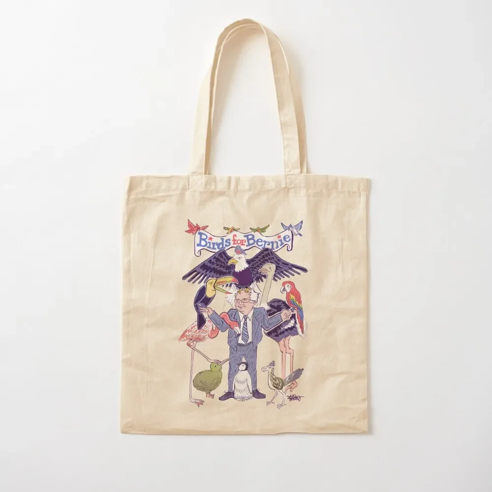 

Birds for Bernie Tote Bag tote bag canvas Woman shopper bag hand ladies hand