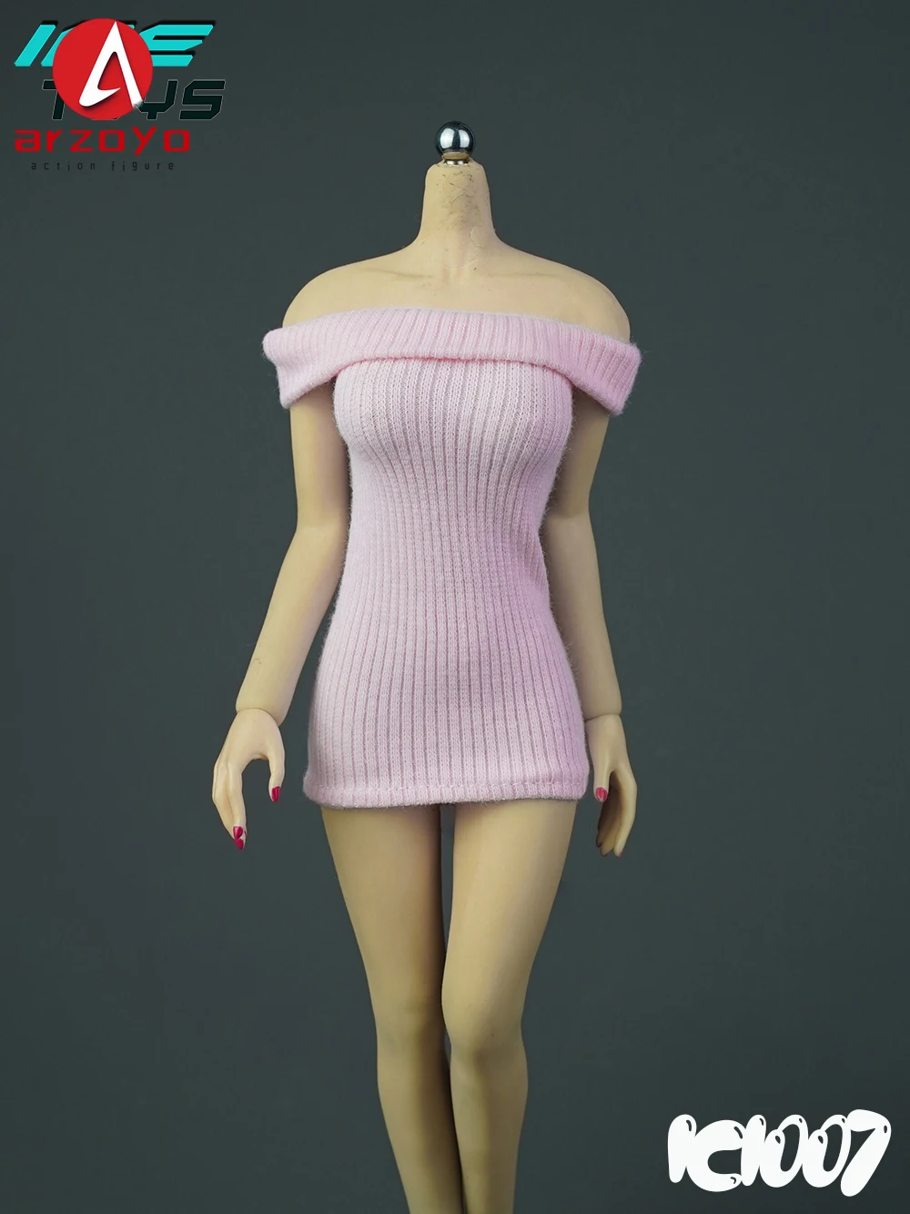 ICE TOYS IC1007 – robe pull à épaules dénudées, échelle 1/6, vêtements féminins, modèle adapté aux poupées corporelles de figurine d'action de soldat de 12 pouces