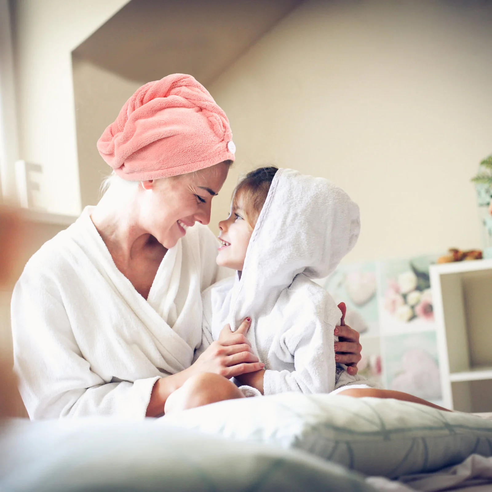 

3Pcs Coral Fleece Hair Drying Cap Thick Soft Absorbent Fast Bathing Travel Home Hair Drying Cap