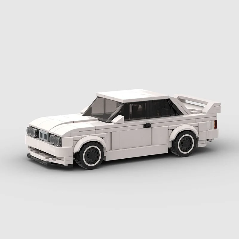 InhawBrick MOC E30 Speed Racing Fahrzeug Racer Bausteine M3 Sportwagen Erwachsene Ziegel Sets Modell Spielzeug für Kinder Geschenke