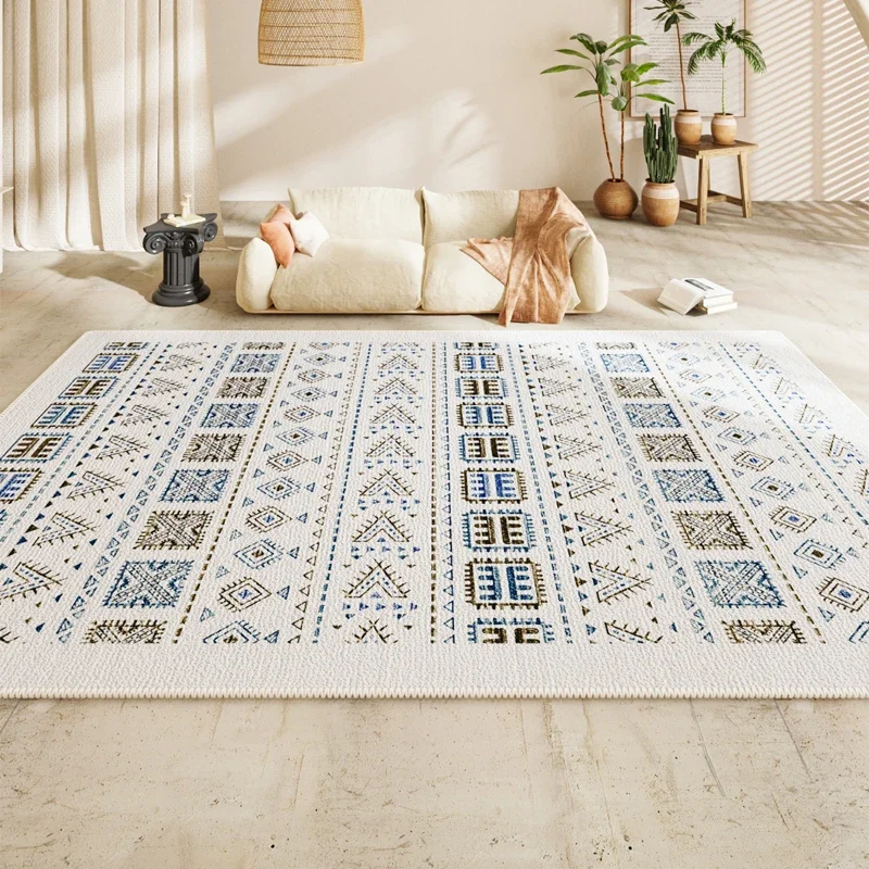 Persian Living Room Large Area Carpet Bedroom Bedside Sofa Coffee Table Non Slip Carpets 2024 New Retro High End Waterproof Rug