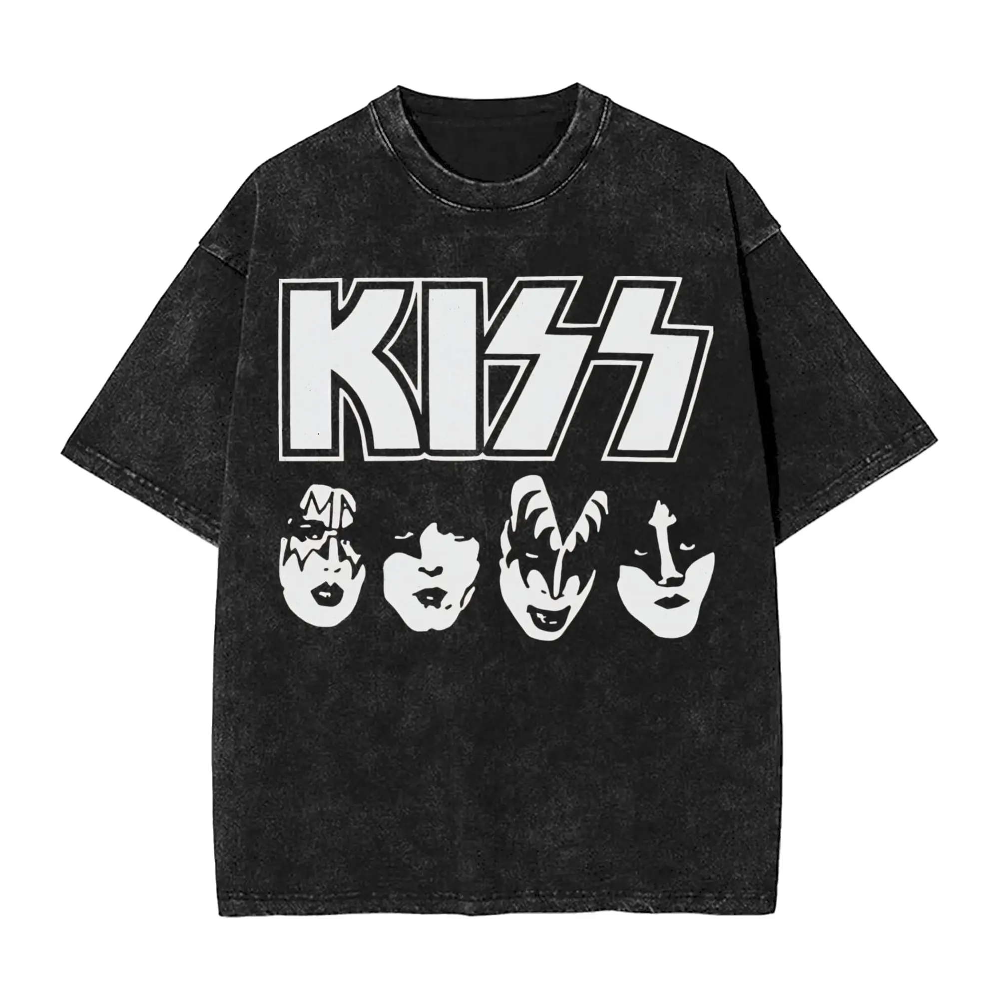 تي شيرت Rip Ace Frehley The Spaceman 1951-2025 قبلة الفرقة تي شيرت مغسول كبير الحجم موضة للرجال والنساء ملابس الشارع الشهير تي شيرت صيفي