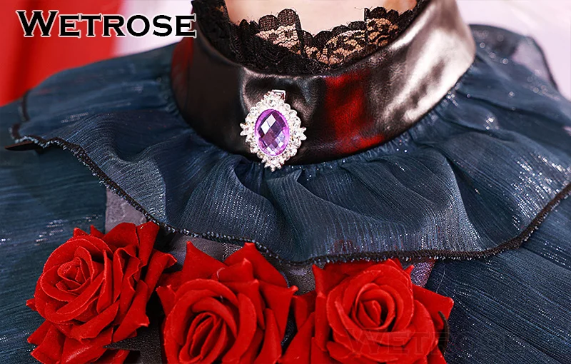 【Wetrose】In Stock Luminary Cosplay Costume Patient Emil Identity V Gothic Vampire Wedding Halloween New Year Groom Prince