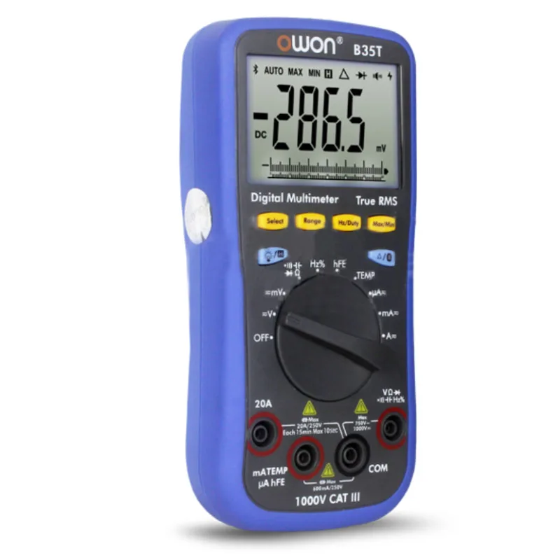 OWON 3(5/6) كامل B35T T-RMS متعدد متوافق مع بلوتوث Android Apple Datalogger + DMM