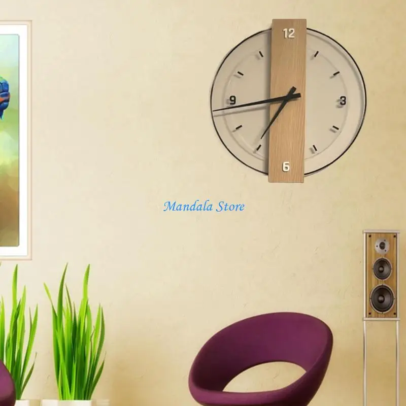 

U2JC Silents None Ticking Wall Clocks Battery Operated,Decorative Clock for Bathroom Kitchen Living Room Decorative Clock