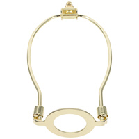 1 Pair 8 Inch Lamp Shade Harp Holder E26 Socket For Table Floor Lamp Repair Diy Lighting Accessories Metal Wire Frame Lampshade