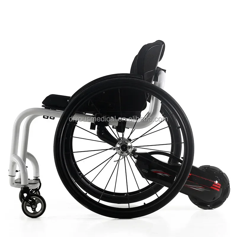 

Manual Wheelchair Attachment Small Tail Rear Drive Booster Assist Folding Wheelchair Leisure Sports Wheelchair Front