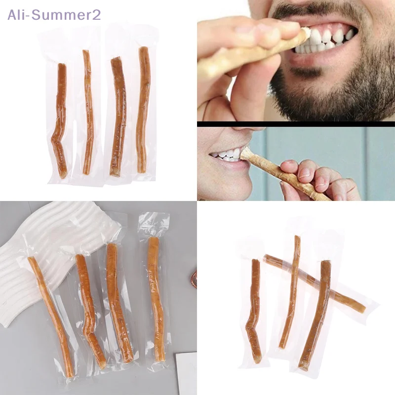 {MX} Natural Miswak Toothbrush Travel Portable Soft Toothbrush Traditional Teeth Whitener & Manual Tooth Care Stick