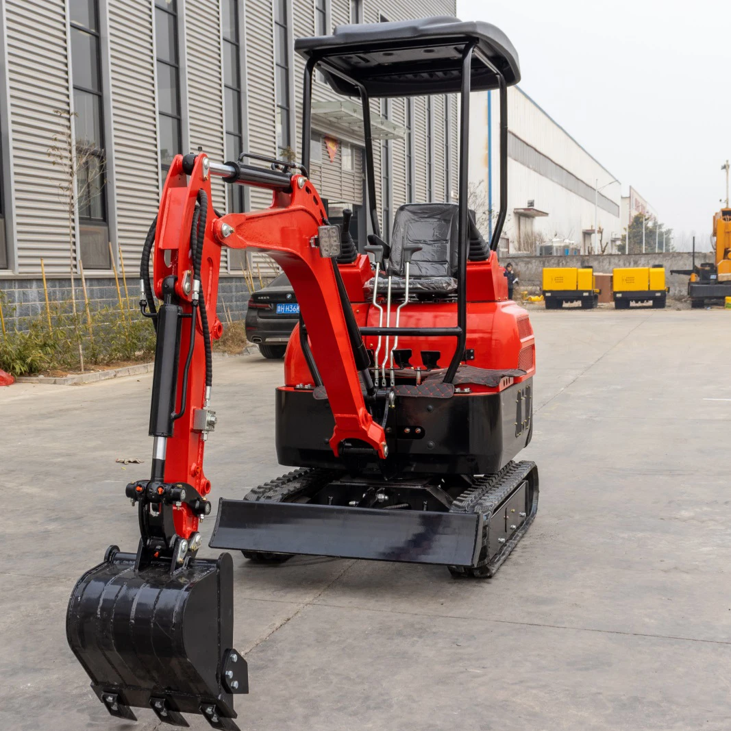 New Diesel 2000kg Mini Excavator Home Use Customized Small Backhoe Digger With Track Type 2 Tons Mini Excavator